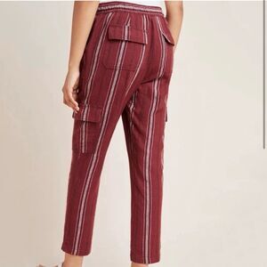 Sanctuary x Anthropologie Discoverer Linen Cargo Pants Womens Small